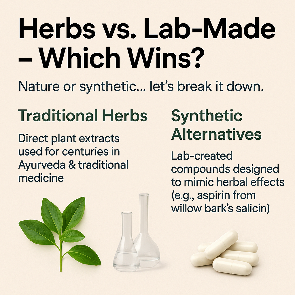 Herbs vs. Synthetics: What's Best for Your Health?