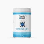 Everly Herbs™ Immune Gut Essential Blend for Detoxification, Gut Health and Immunity | Moringa, Spirulina, Chlorella, Digestive Enzymes, Prebiotic Fibers |